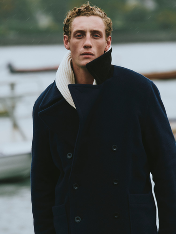 Italian Melton Peacoat