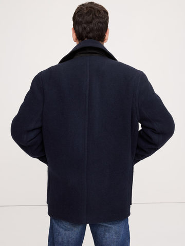 Italian Melton Peacoat