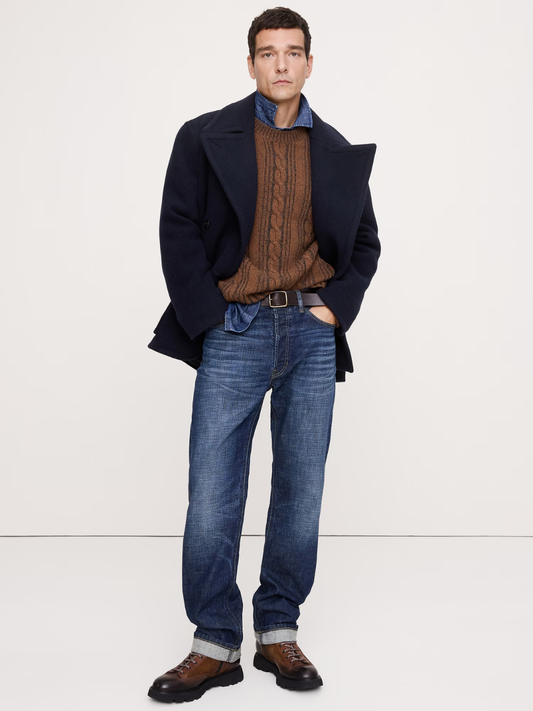 Italian Melton Peacoat