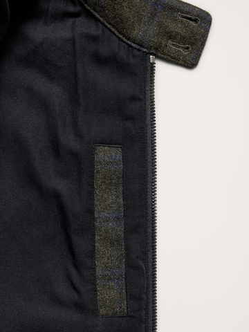 Plaid Flannel Harrington Jacket